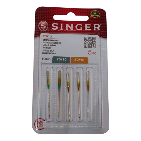 Singer Accessories - Needles - Ball Point Light SIze 70-80 Qty5