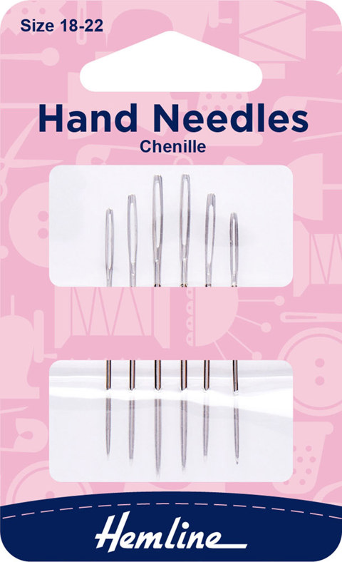Hemline - Hand Needle Chenille 6pk - size 18-22