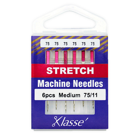 Klasse Machine Needle - Stretch 6pc - Size 75/11