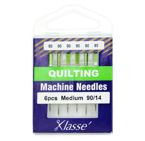 Klasse Machine Needle - Quilting 6pc - Size 90/14