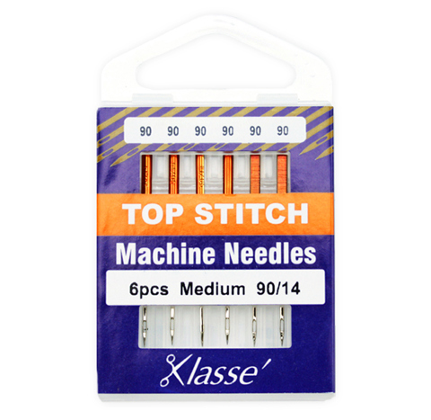 Klasse Machine Needle - Topstitch 6pc - Size 90/14