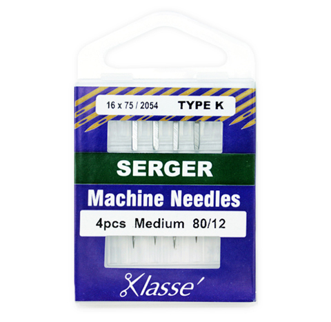 Klasse Machine Needle - Serger 4pc - Size 80/12 (Type K)