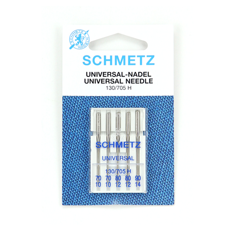 Schmetz Machine Needle - Universal 5pc - Sizes 70 / 80 / 90