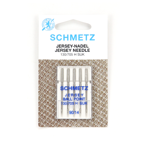 Schmetz Machine Needle - Jersey/Ball Point 5pc - Size 90/14