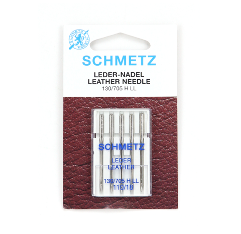 Schmetz Machine Needle - Leather 5pc - Size 110/18