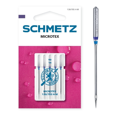 Schmetz Machine Needle - Microtex 5pc - Size 90/14