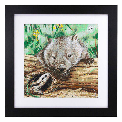 Natalie Jane Parker Counted Cross Stitch Kit 34 x 34cm - Wombat 