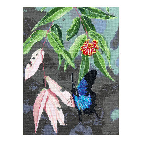 Natalie Jane Parker Counted Cross Stitch Kit 30 x 40cm - Ulysses Butterfly