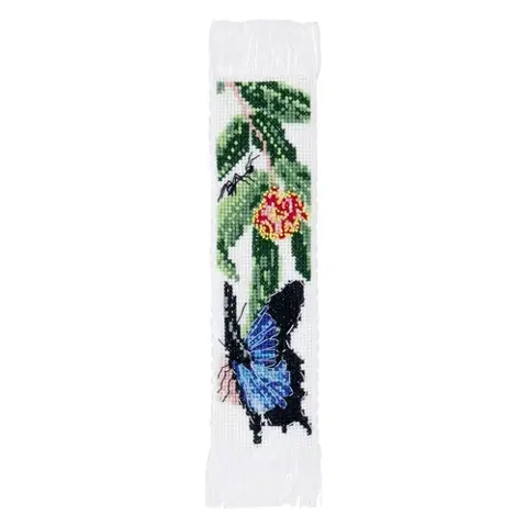 Natalie Jane Parker Counted Cross Stitch Bookmark 5 x 18cm - Ulysses Butterfly