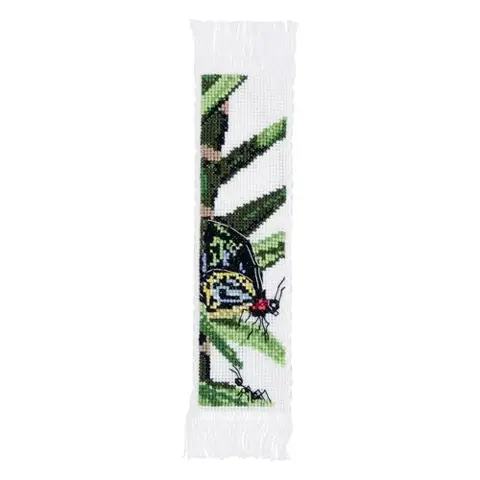 Natalie Jane Parker Counted Cross Stitch Bookmark 5 x 18cm - Cairns Butterfly