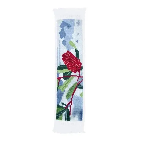 Nicola Woodcock Counted Cross Stitch Bookmark 5 x 18cm - Banksia