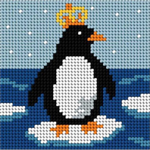 Tapestry Kit Mini 11 x 11cm - Penguin