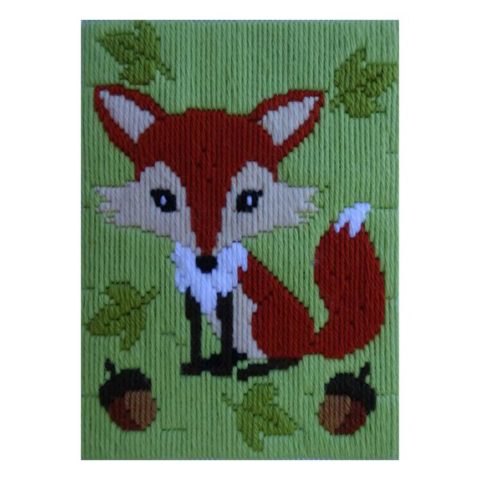 Long Stitch Kit 13 x 18cm - Fox