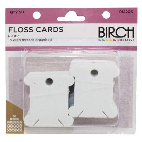 Embroidery Floss Bobbin Plastic - Qty 50