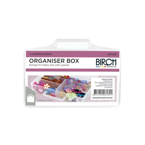 Floss & Notions Organiser Storage Box - 4 compartments