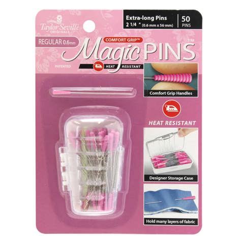 Taylor Seville - Magic Pins Regular Extra Long 50pcs (0.6mm x 56mm)