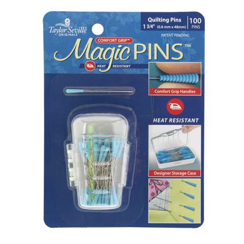 Taylor Seville - Magic Pins Quilting Regular 100pcs (0.6mm x 48mm)