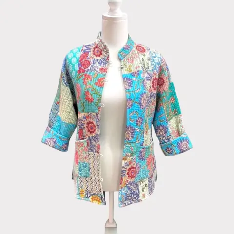 Quilted Jacket Teal