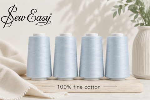 Fine Quilting Thread 100% Cotton - 4044  50/2 4570m 4 pack
