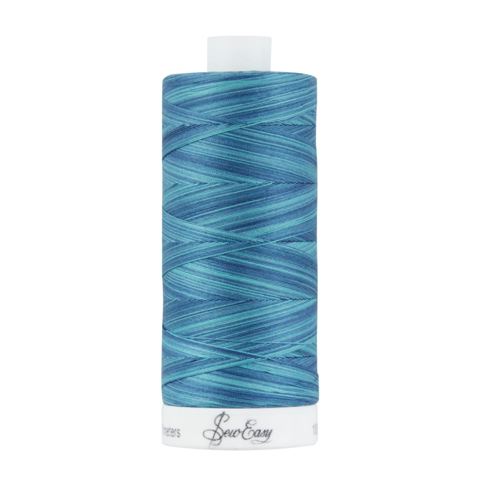 SEW EASY COLLECTION - Fine Quilting Thread 100% Cotton - variegated  50/3 731m col 4208