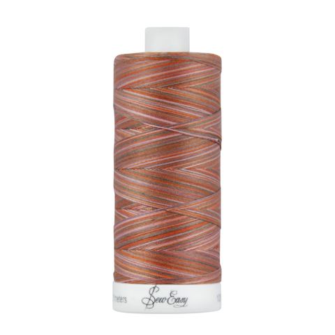 SEW EASY COLLECTION - Fine Quilting Thread 100% Cotton - variegated  50/3 731m col 4250