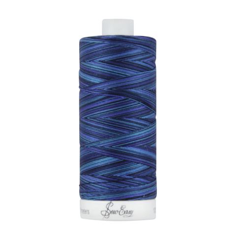 SEW EASY COLLECTION - Fine Quilting Thread 100% Cotton - variegated  50/3 731m col 4281