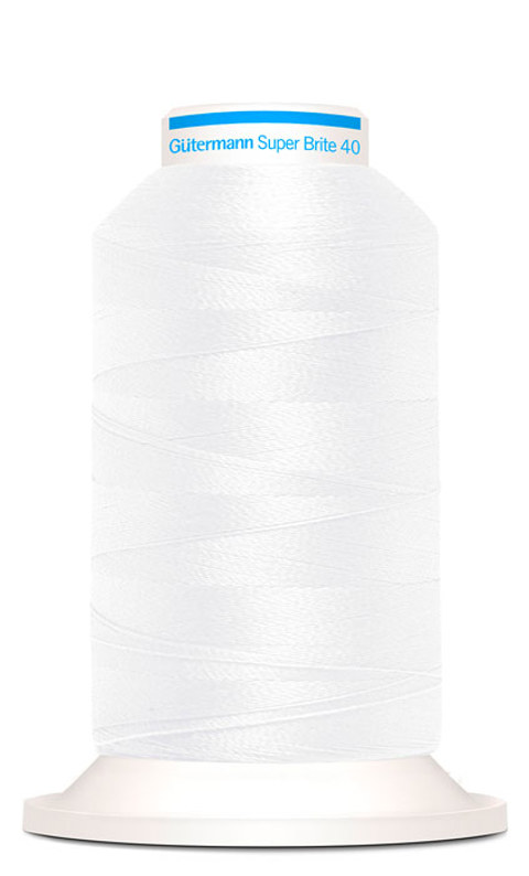 GUTERMANN - Superbrite Embroidery Thread - polyester 40 1000m