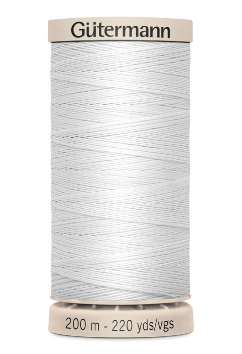 GUTERMANN - Thread Quilting 200M - Waxed - 5709 white