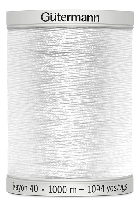 GUTERMANN - Thread Rayon 40 1000M Sulky Machine Embroidery - 1001