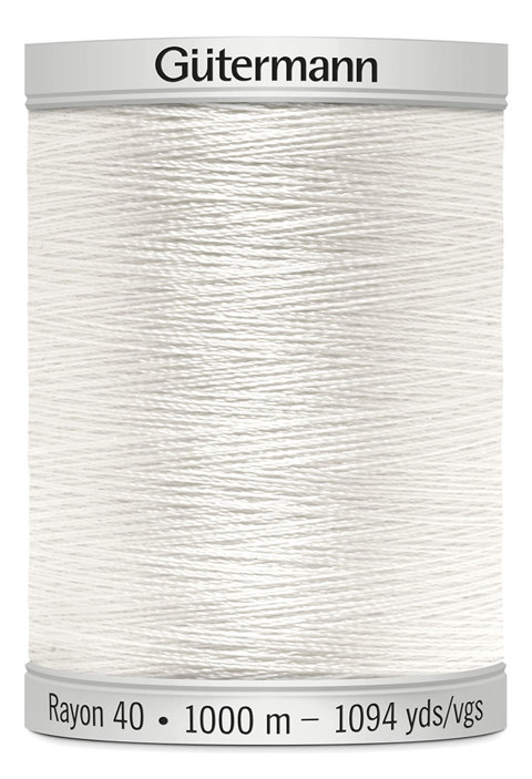 GUTERMANN - Thread Rayon 40 1000M Sulky Machine Embroidery - 1002