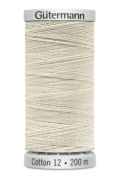 GUTERMANN - Thread Cotton 12 200M Sulky Machine Embroidery - 1071