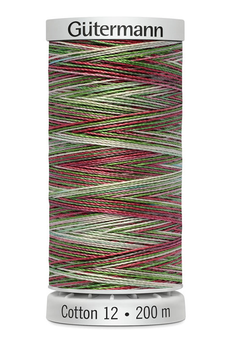 GUTERMANN - Thread Cotton 12 200M Sulky Machine Embroidery - 4104