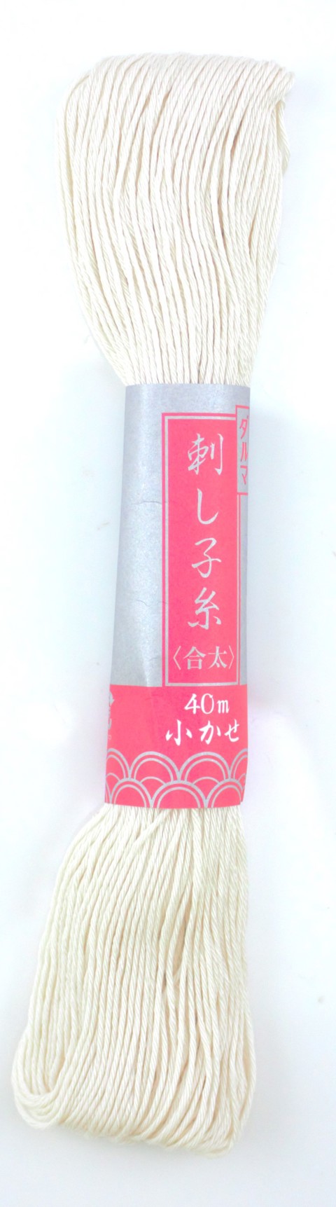 DARUMA Sashiko Thread 20/6ply 40m Skein Natural 2
