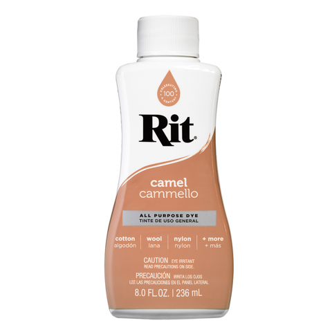 RIT - Fabric Dye All Purpose Liquid 8oz (236ml) - Camel