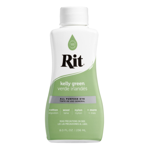 RIT - Fabric Dye All Purpose Liquid 8oz (236ml) - Kelly Green