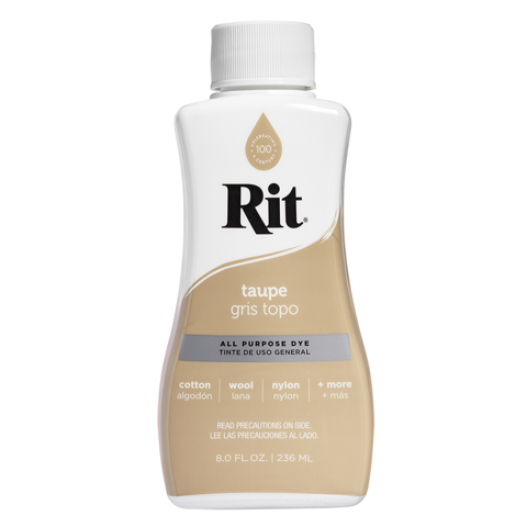 RIT - Fabric Dye All Purpose Liquid 8oz (236ml) - Taupe