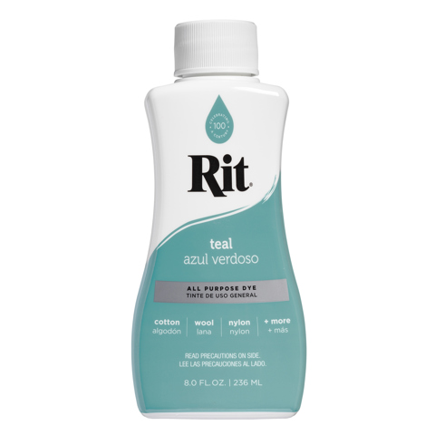 RIT - Fabric Dye All Purpose Liquid 8oz (236ml) - Teal