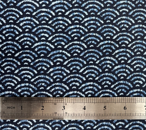 Sevenberry Waves Shibori - per metre