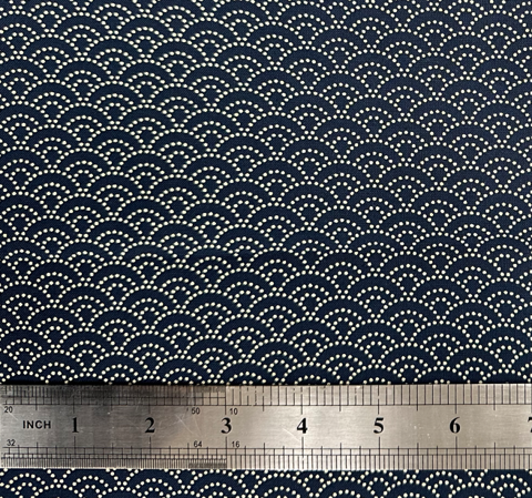 Sevenberry Dotted Waves - per metre
