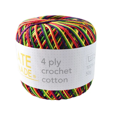 4ply Crochet Cotton BC4324 Brights