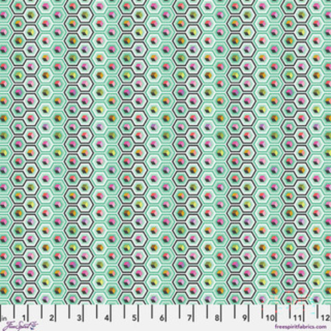 Tula Pink Prince Charming Déjà Vu - Hex Box - Sweetmint