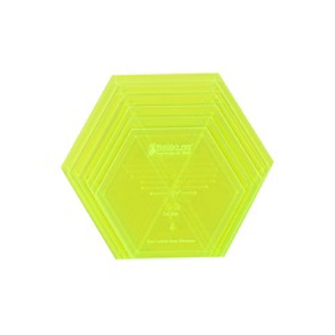 Matilda's Own Template - Hexagon Set of 6 - Large 5.5-8in