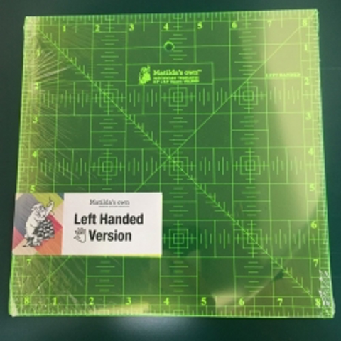 Matilda's Own Template - Ruler Square Imperial Left Handed - 8.5 x 8.5in