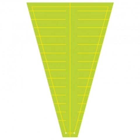 Matilda's Own Template - Dresden Wedge 30deg - 12in