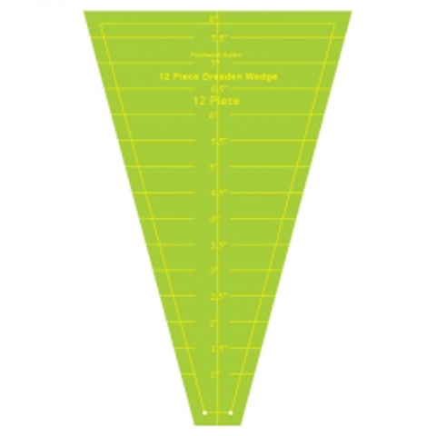 Matilda's Own Template - Dresden Wedge 30deg - 8.5in