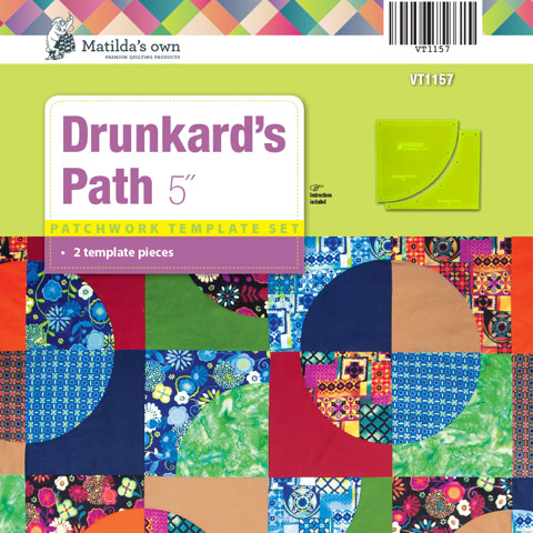 Matilda's Own Template - Drunkards Path Set of 2 - 5in