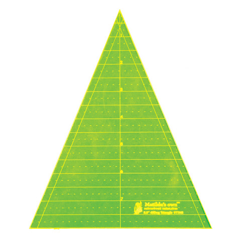 Matilda s Own - Template Triangle Ruler 45deg - 8in