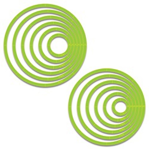 Matilda's Own Template - Circle Donut Set of 12- 1.5-7in