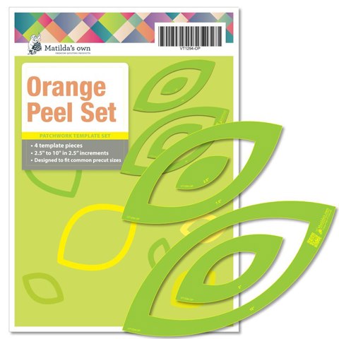 Matilda's Own Template - Orange Peel Donut Set of 4 - 2.5-10in