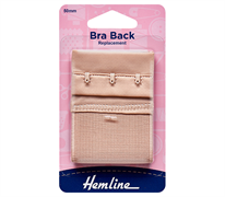 Bra Back Replacement 50mm - 3 Hook - nude